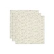 Textilpelenka 3 db 70x70 cm Animals Olive Green Textilpelenka 3 db 70x70 cm Animals Olive Green