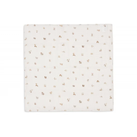 Textilpelenka 3 db 70x70 cm Animal Friends Textilpelenka 3 db 70x70 cm Animal Friends