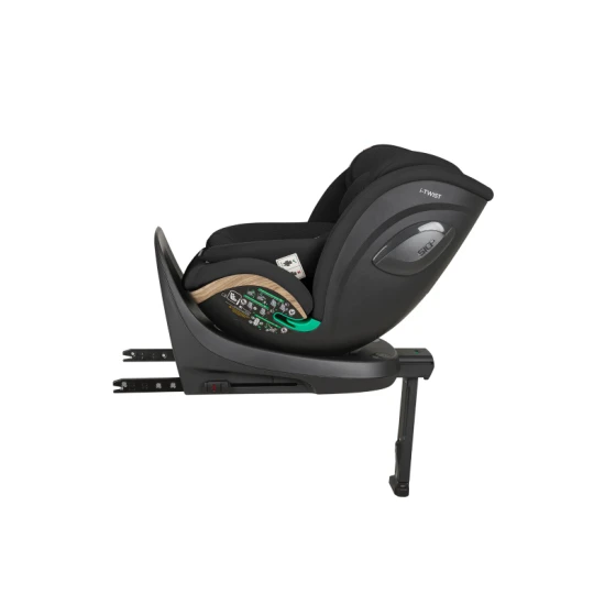 Autósülés 40-150 cm i-Twist i-SIZE Black - KikkaBoo 31002100114KB