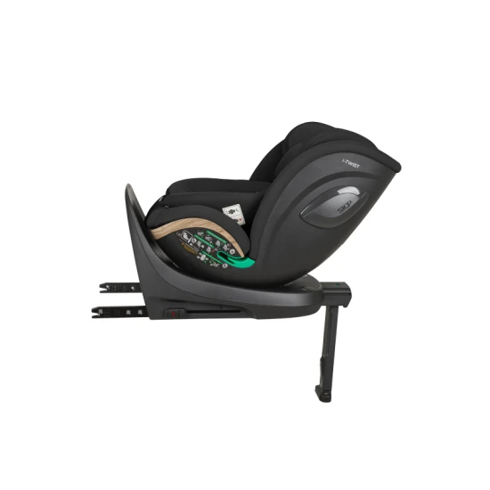 Autósülés 40-150 cm i-Twist i-SIZE Black - KikkaBoo 31002100114KB