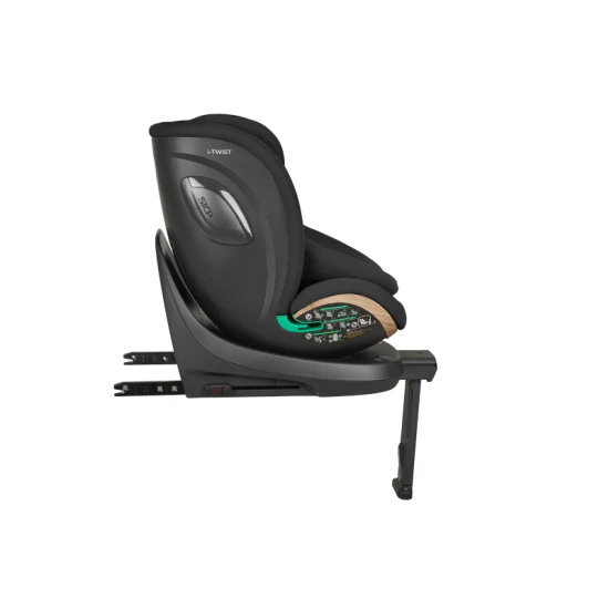 Autósülés 40-150 cm i-Twist i-SIZE Black - KikkaBoo 31002100114KB