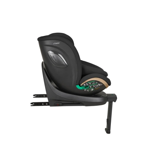 Autósülés 40-150 cm i-Twist i-SIZE Black - KikkaBoo 31002100114KB