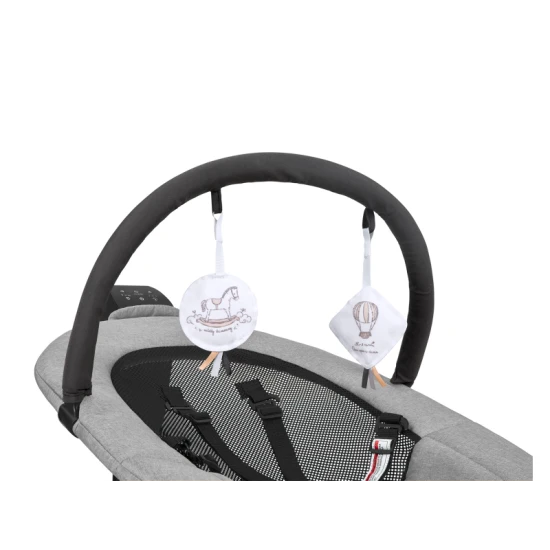 Elektromos hintaágy Zazu Grey Elektromos hintaágy Zazu Grey - KikkaBoo 31005010096KB