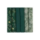 Mull pelenkák 30x30 cm 6 db Secret Garden Green Mull pelenkák 30x30 cm 6 db Secret Garden Green - KikkaBoo 31103010105KB
