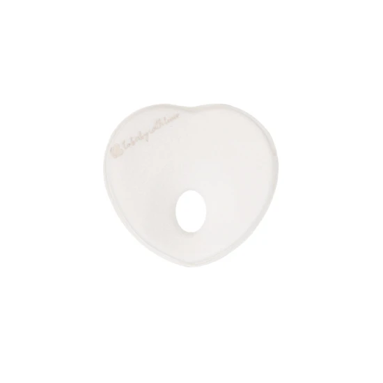 Ergonomikus memóriahabpárna Heart Airknit White - KikkaBoo 31106010128KB