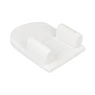 Ék alakú pozicionáló párna memóriahabból Airknit White