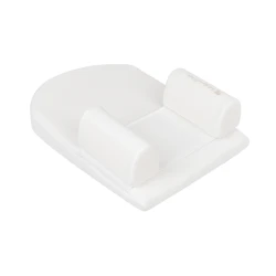 Ék alakú pozicionáló párna memóriahabból Airknit White