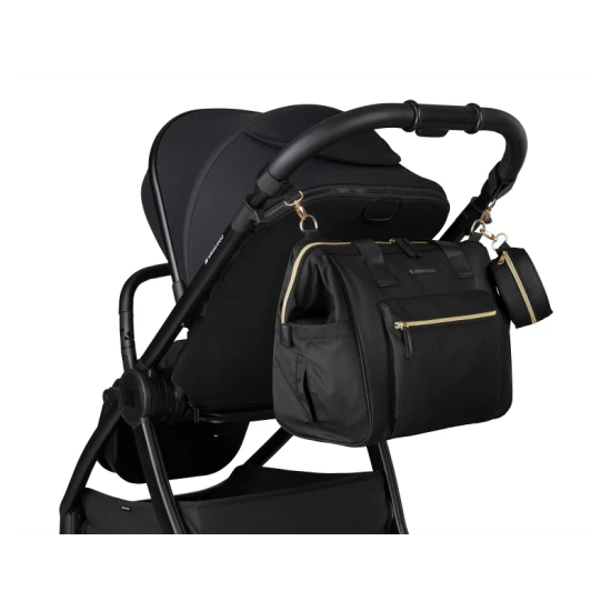 Pelenkázó táska Maxi Black Pelenkázó táska Maxi Black - KikkaBoo 31108020106KB