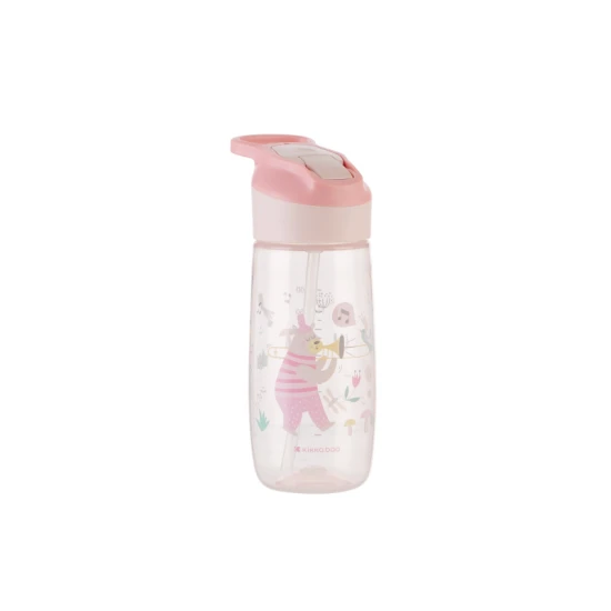 Ivópohár szilikon ivókával 450 ml 12hó+ Music Fest Pink - KikkaBoo 31302030066KB