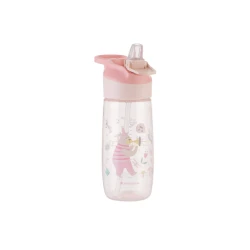 Ivópohár szilikon ivókával 450 ml 12hó+ Music Fest Pink