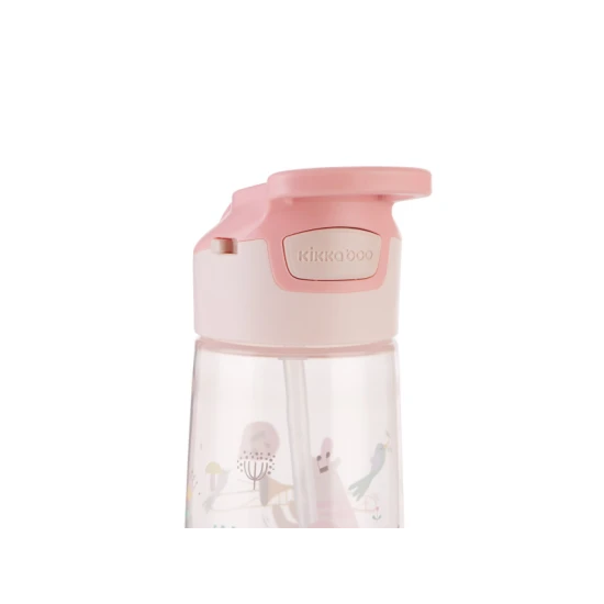 Ivópohár szilikon ivókával 450 ml 12hó+ Music Fest Pink - KikkaBoo 31302030066KB
