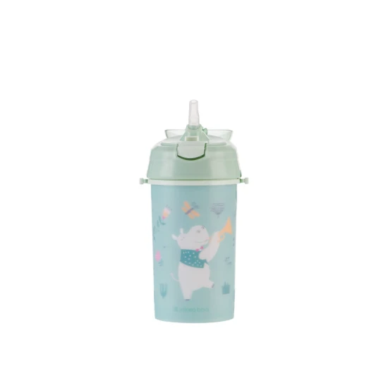 Ivópohár szilikon szívószállal és szíjjal 450 ml Music Fest Mint Ivópohár szilikon szívószállal és szíjjal 450 ml Music Fest Mint - KikkaBoo 31302030082KB
