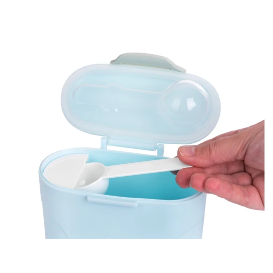 Tejpor tartó mérőkanállal 130g Blue Tejpor tartó mérőkanállal 130g Blue - KikkaBoo 31302040060KB