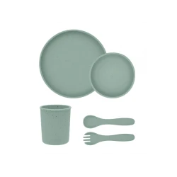 5 részes étkészlet Platinum Silicone Sage