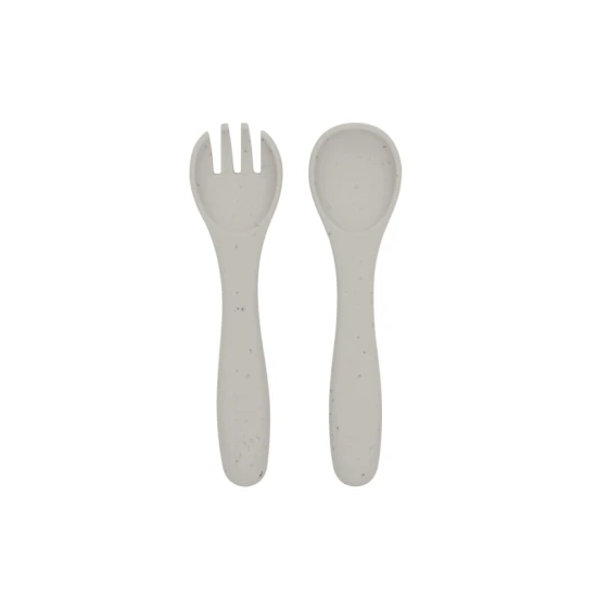5 részes étkészlet Platinum Silicone Sand - KikkaBoo 31302050002KB