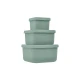 Uzsonnás doboz szett 3 db Platinum Silicone Sage - KikkaBoo 31302050009KB