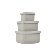 Uzsonnás doboz szett 3 db Platinum Silicone Sand