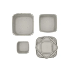 Uzsonnás doboz szett 3 db Platinum Silicone Sand