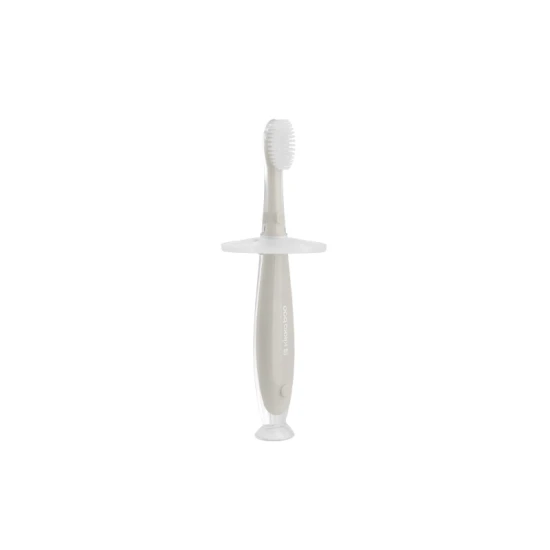 KikkaBoo Szilikon fogkefe tapadókoronggal Softy Sand KikkaBoo Szilikon fogkefe tapadókoronggal Softy Sand
