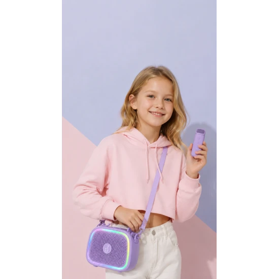 Bluetooth Karaoke szett Star Purple Bluetooth Karaoke szett Star Purple mikrofonnal