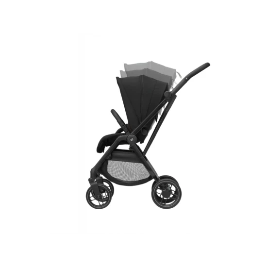 Maxi-Cosi Leona 2 babakocsi Twillic Black Maxi-Cosi Leona 2 kompakt babakocsi modern kivitelben.
