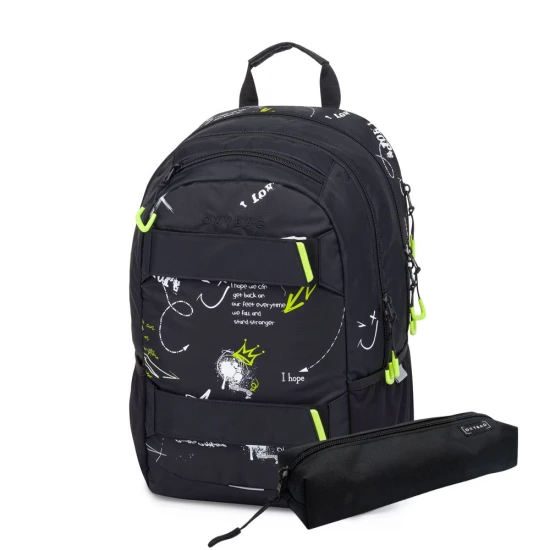 OXY Sport diáktáska tolltartóval Graffiti OXY Sport diáktáska tolltartóval Graffiti – Oxybag 1-49125E