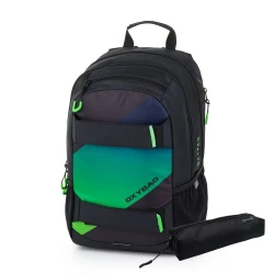 OXY Sport diáktáska tolltartóval Ombre boy
