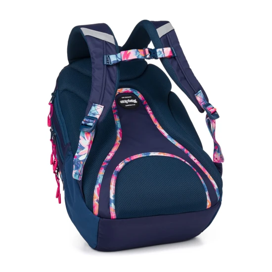 OXY Sport diáktáska tolltartóval Flowers Blue OXY Sport diáktáska tolltartóval Flowers Blue – Oxybag 8-39725E