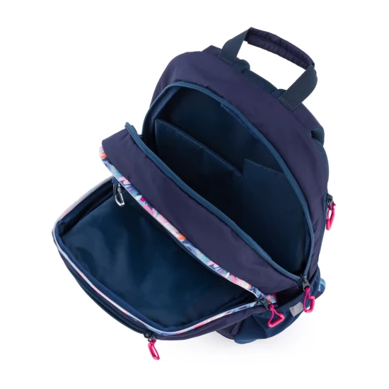 OXY Sport diáktáska tolltartóval Flowers Blue OXY Sport diáktáska tolltartóval Flowers Blue – Oxybag 8-39725E