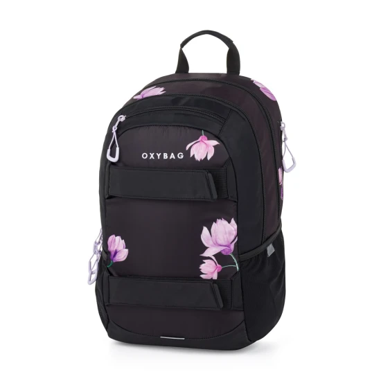 OXY Sport diáktáska tolltartóval Flowers Pink OXY Sport diáktáska tolltartóval Flowers Pink – Oxybag 8-39726E