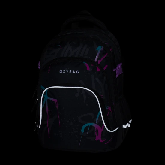 OXY SCOOLER diáktáska Graffiti Pink OXY SCOOLER diáktáska Graffiti Pink – Oxybag 8-46326