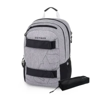 OXY Sport diáktáska tolltartóval Grey Melange