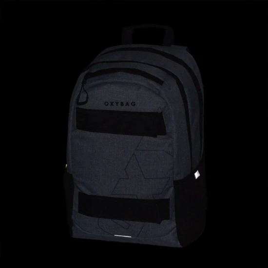 OXY Sport diáktáska tolltartóval Grey Melange – Oxybag 9-23226E