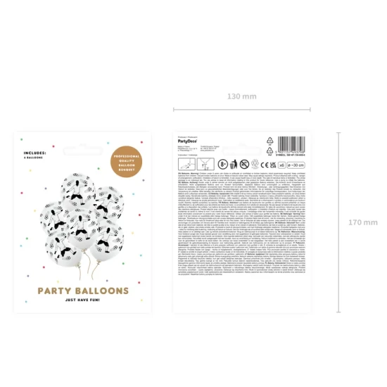 A focistával ellátott léggömb remek kiegészítője a kis sportolók ünnepének.