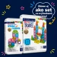 Mágneses építőkészlet MAGNA-TILES Travel Set Deluxe - 55 mini darab bádogtokban, útközbeni játékhoz