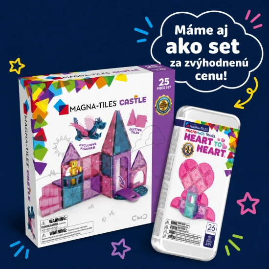 MAGNA-TILES mágneskészlet kis hercegnőknek.