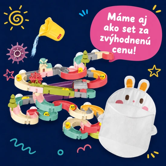 Építsd meg saját vízi hullámvasútodat 86 darabból
