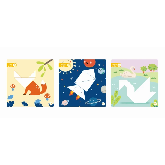 Mágneses játék gyerekeknek - Tangram