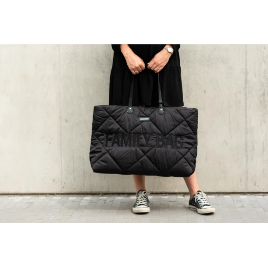 Family Bag utazótáska Fekete Puffered