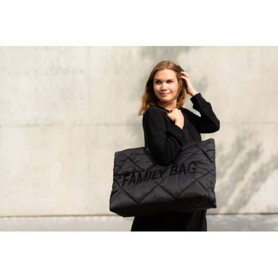 Family Bag utazótáska Fekete Puffered