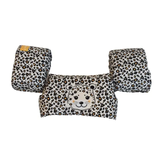 Stílusos és biztonságos úszómellény ujjakkal gyerekeknek Swim Essentials Leopard