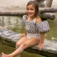 Stílusos és biztonságos úszómellény ujjakkal gyerekeknek Swim Essentials Leopard