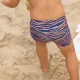 Gyermek fiú fürdőruha Boxer UPF 50+ Zebra Swim Essentials készlettel