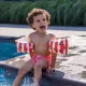 Gyermek felfújható Swim Essentials Whales ujjatlan gyerekeknek, ideális úszáshoz a medencében és a tengeren