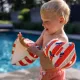 Gyermek felfújható Swim Essentials Whales ujjatlan gyerekeknek, ideális úszáshoz a medencében és a tengeren